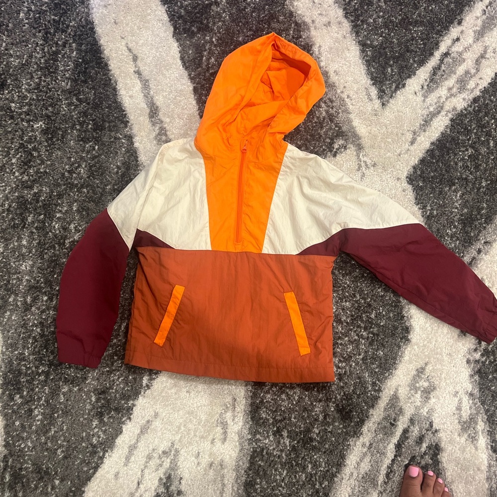 Cat & Jack Kids Raincoat - Orange and Burgundy